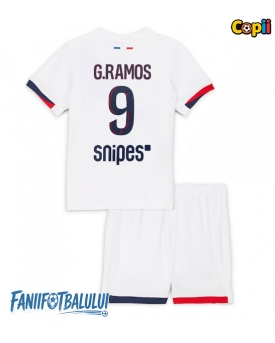 Paris Saint-Germain Goncalo Ramos #9 Echipament de Fotbal Replică 2025-26 Copii Deplasare (+ Șorturi)